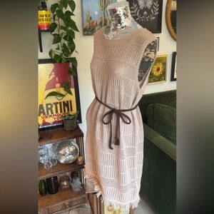 Crochet Beach Coverup Dress